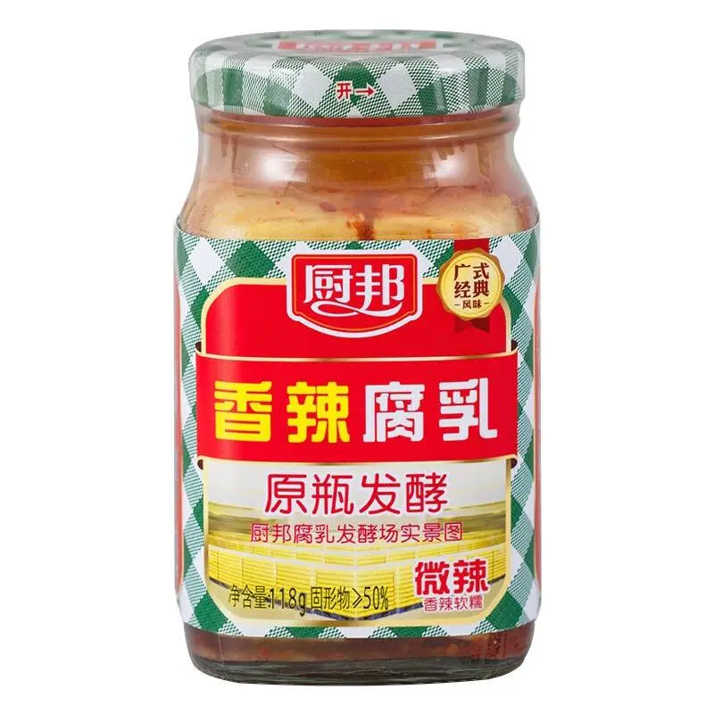 厨邦香辣腐乳   268g/瓶