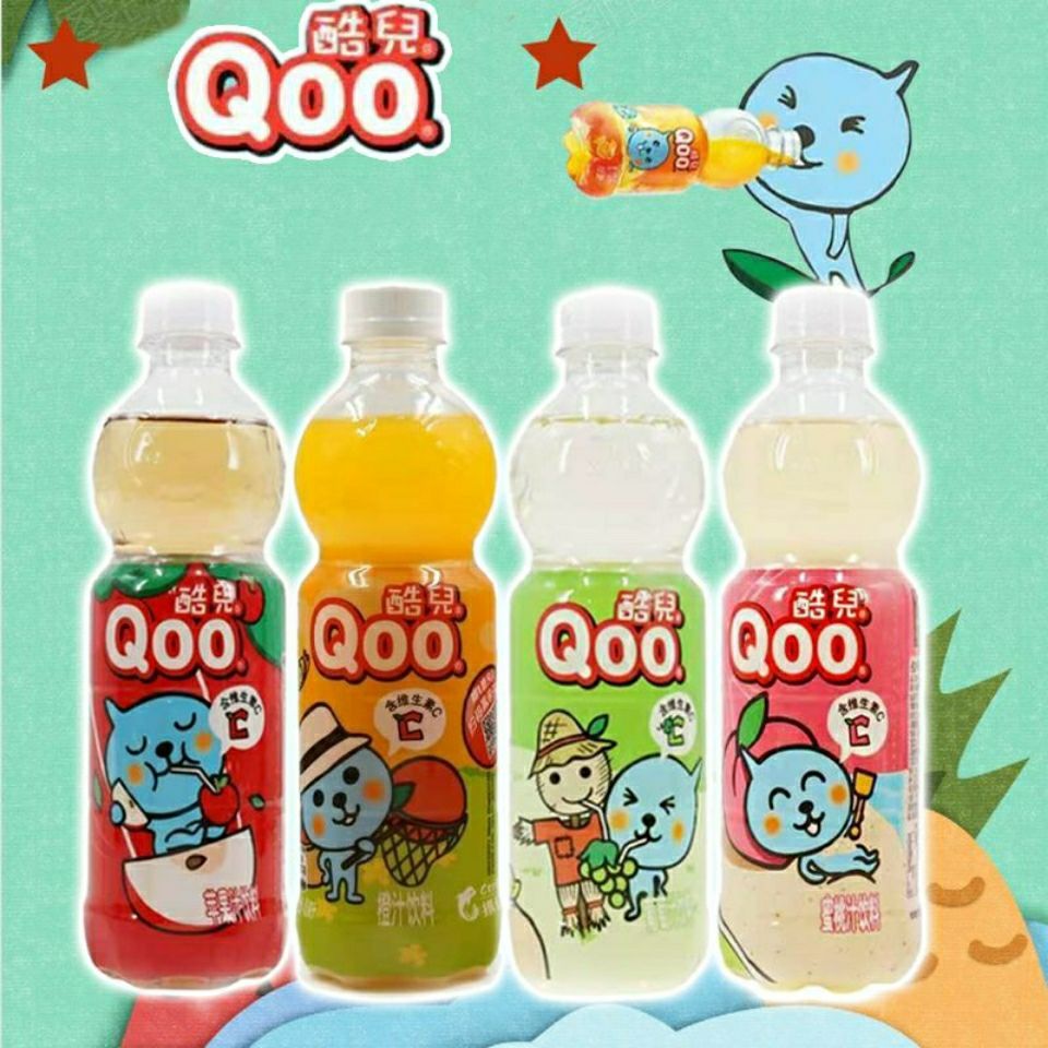 美汁源酷儿果味饮料苹果葡萄汁饮品450ml/瓶