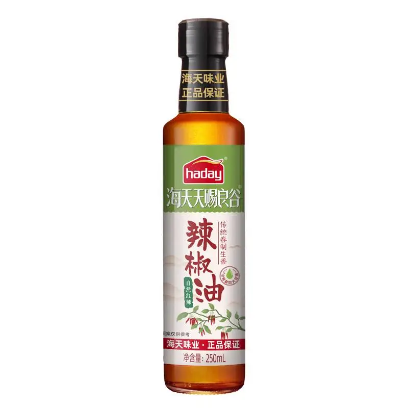 海天天赐良谷辣椒油   250ml/瓶