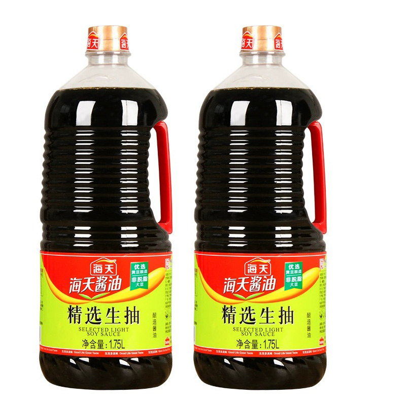 海天精选生抽   1.75L/瓶  酿造酱油