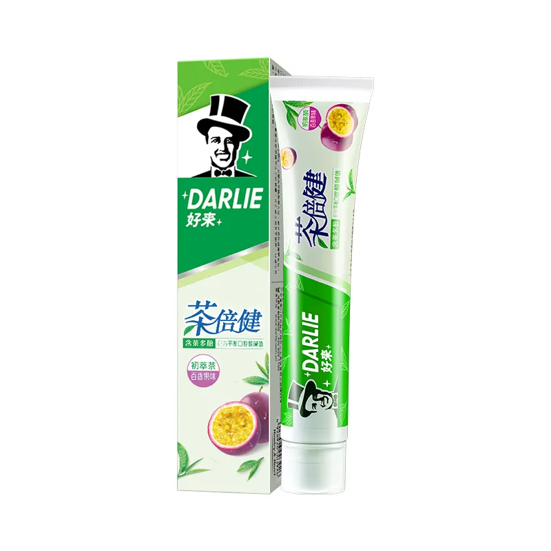 黑人牙膏好来茶倍健初萃茶百香果味   160g/支