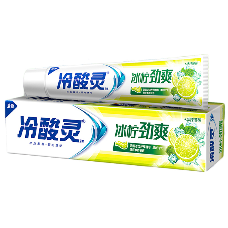 冷酸灵冰柠劲爽牙膏  220g/支