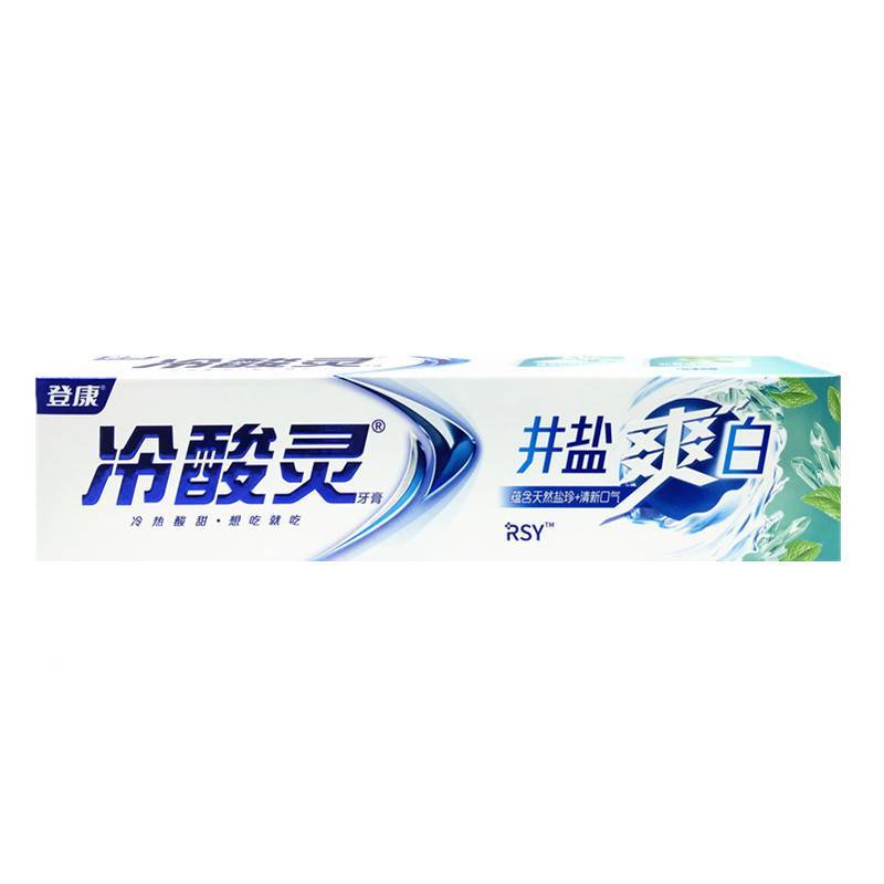冷酸灵井盐爽白抗敏感牙膏   220g/支