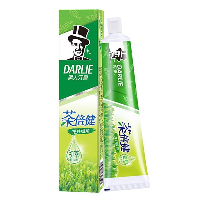 好来牙膏(原黑人)茶倍健龙井绿茶   190g/支