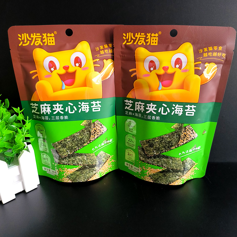 沙发猫芝麻夹心海苔26g*1袋 
