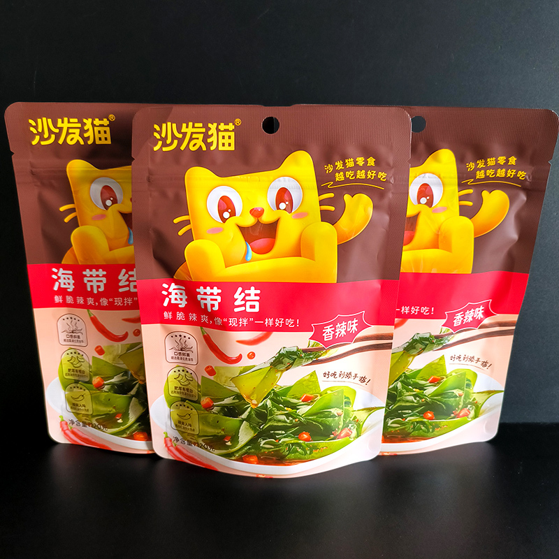 沙发猫香辣海带节120g/袋