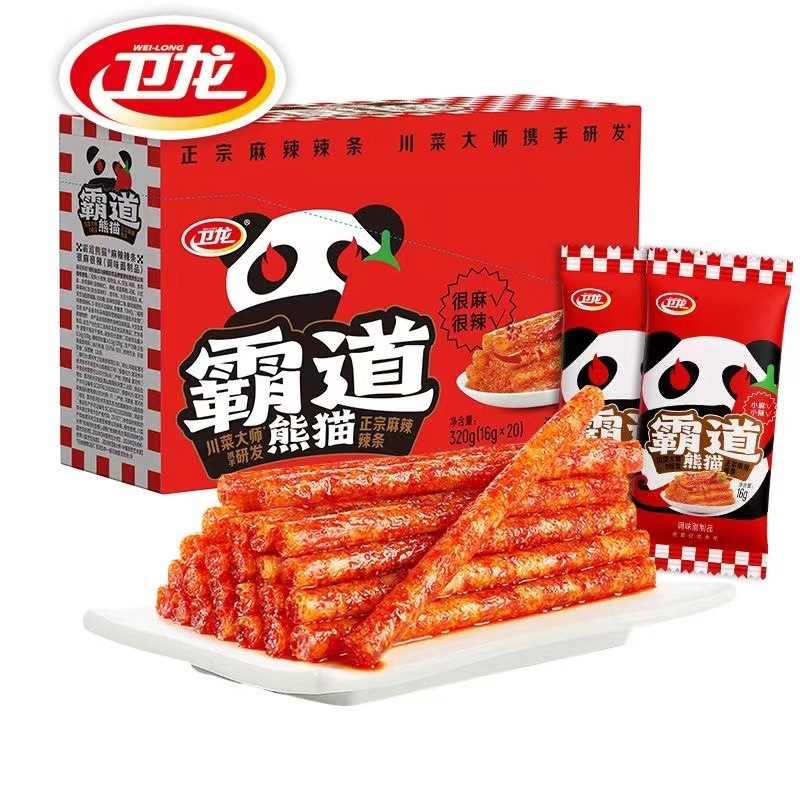 卫龙霸道熊猫(很麻很辣)16g/包