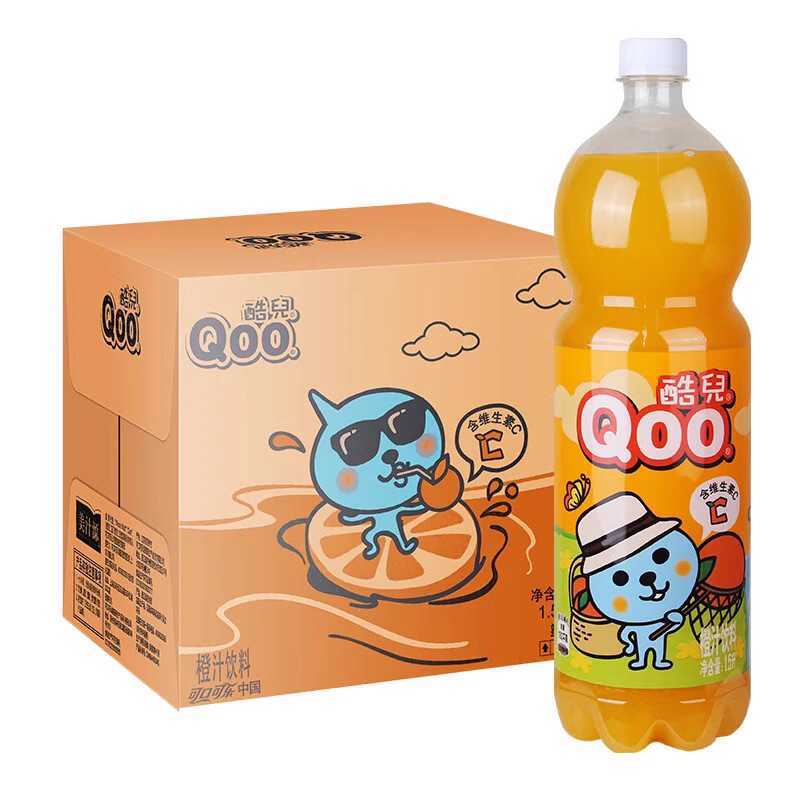 美汁源酷儿橙子味橙汁饮品1.5升/瓶