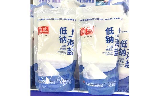 闽盐加碘低钠海盐   250g/袋 