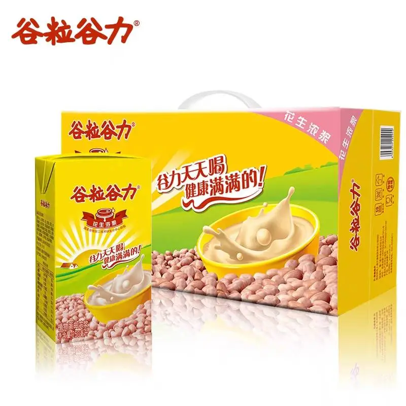 谷粒谷力燕麦味浓浆谷物饮品 250ml*18盒整箱