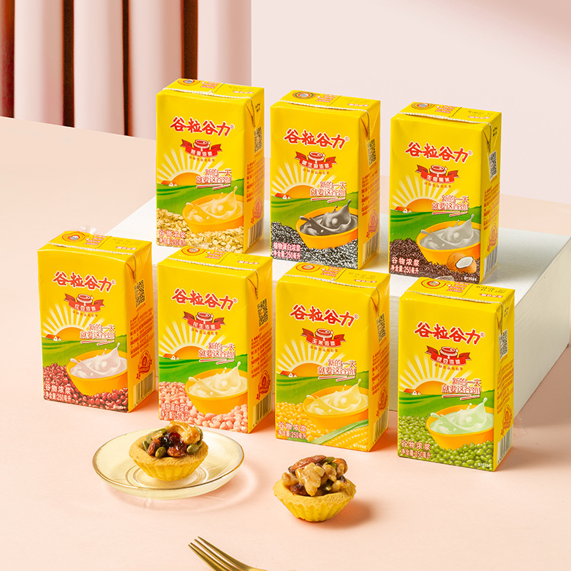 谷粒谷力玉米味早餐奶饮料250ml*16盒
