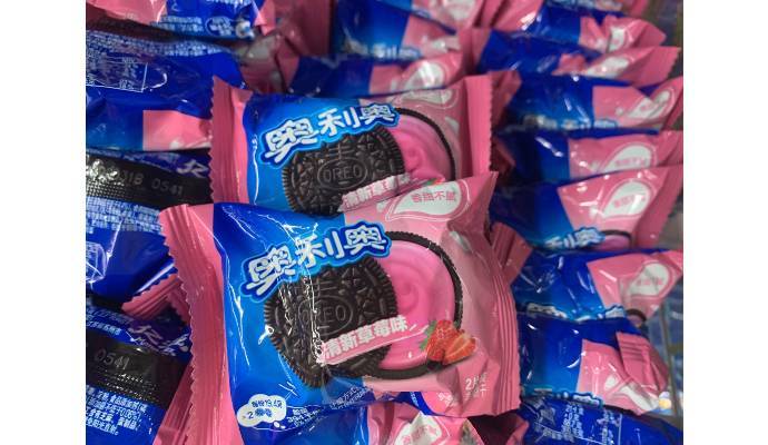 【29.8元散称】奥利奥清新草莓味  450g-500g/份