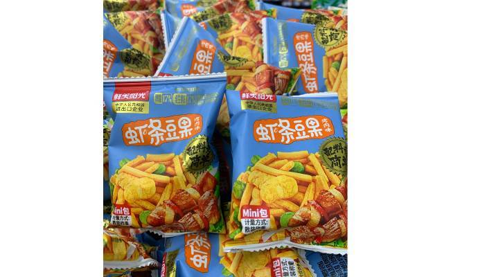 【16.8元散称】鲜美阳光虾条豆果   450g-500g/份