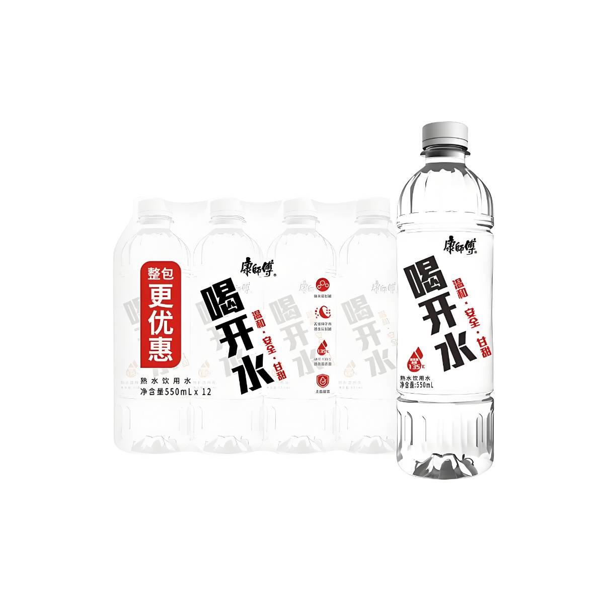 康师傅喝开水   550ml*12瓶