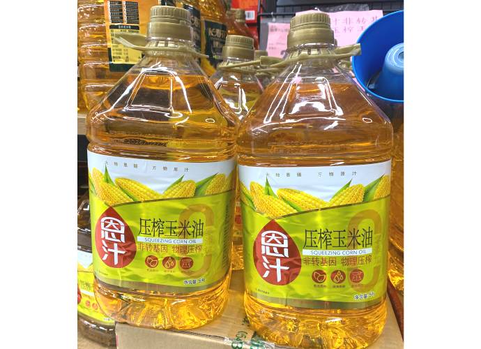恩汁压榨玉米油      5L/桶