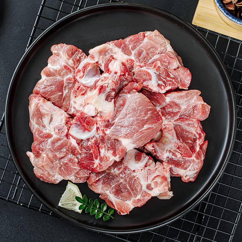 政和新鲜猪颈骨（骨头少肉多）   490g-510g/份