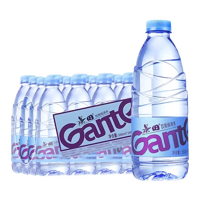 景田饮用纯净水   560ml*12瓶整箱