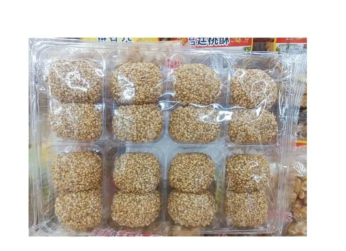 欣鸿糯米糍 白芝麻味黑芝麻馅 500g/盒