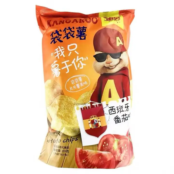 闽男袋袋薯西班牙番茄味208g 1/袋