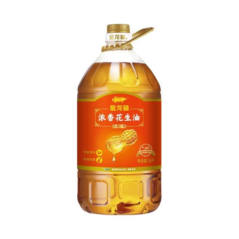 金龙鱼浓香花生油压榨一级5L 1/桶