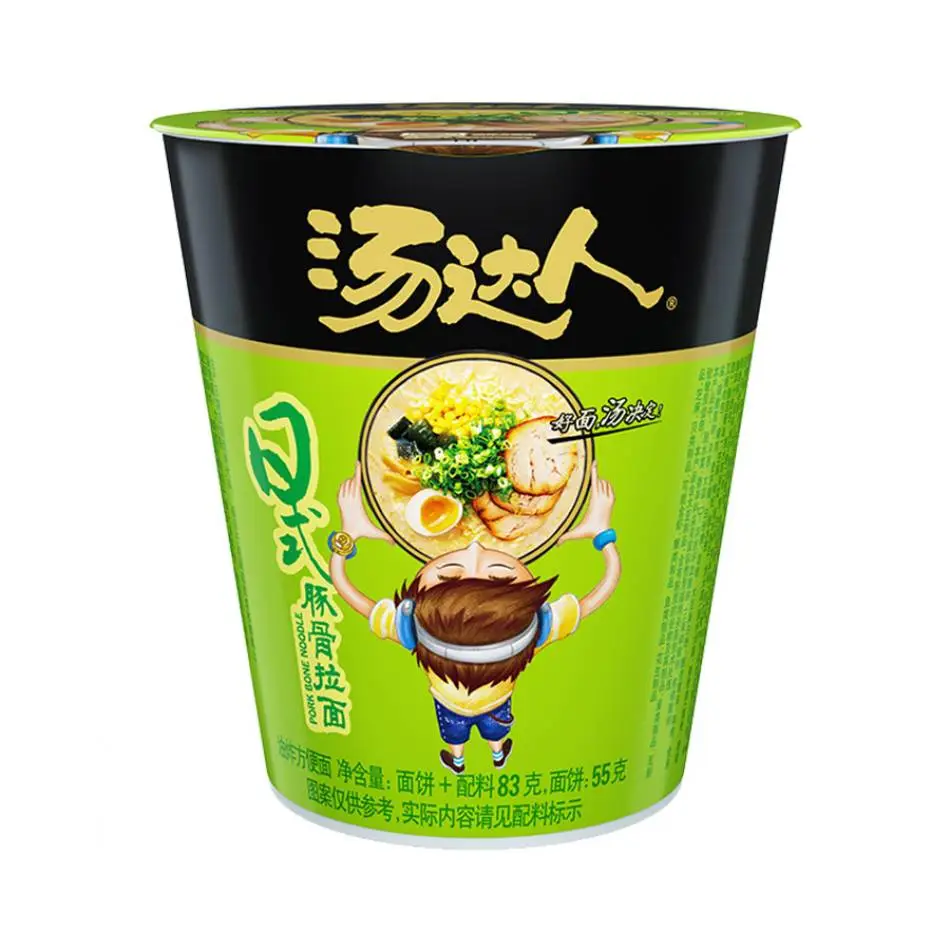 统一汤达人杯面日式豚骨(绿)83g 1/杯