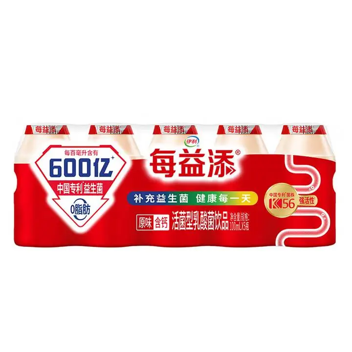 伊利每益添活性乳酸菌饮品100ml*5瓶 1/排