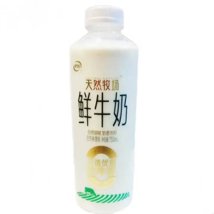 伊利天然牧场鲜牛奶750ml 1/瓶