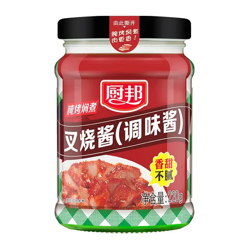 厨邦叉烧酱  220g/瓶   露营烧烤肉家用炒菜腌料