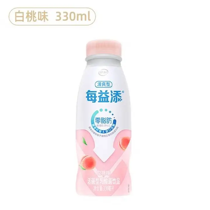 伊利每益添清爽型白桃330ml 1/瓶