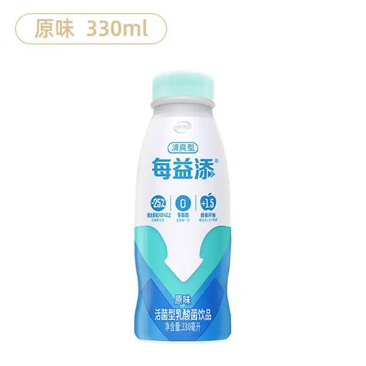 伊利每益添清爽型原味330ml 1/瓶