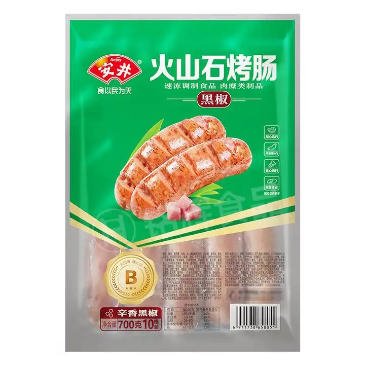 安井火山石烤肠（黑椒）700g 1/袋