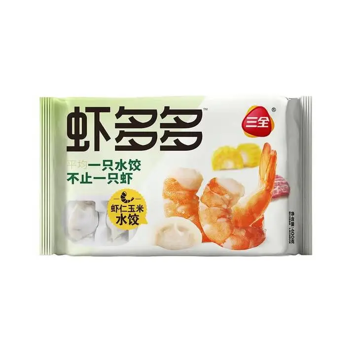 三全虾多多虾仁玉米水饺400g 1/袋