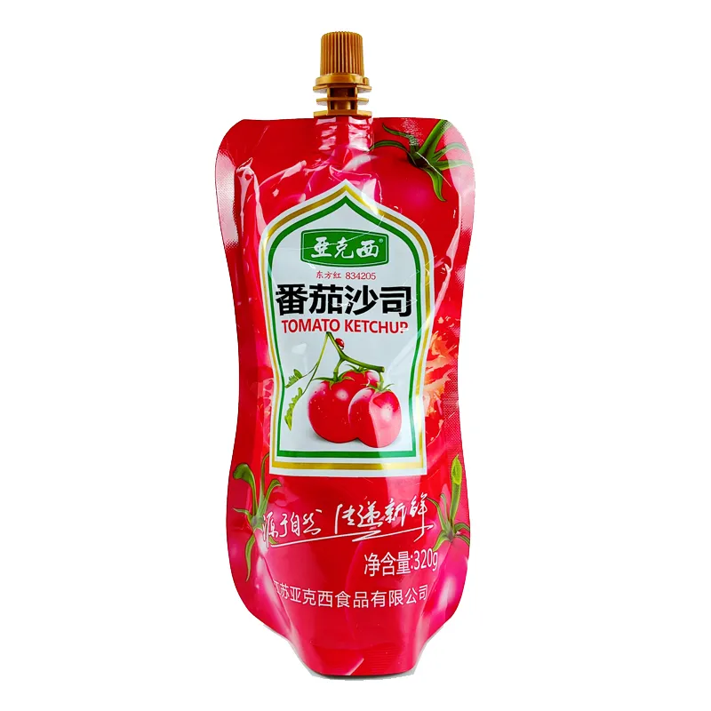 亚克西番茄沙司吸嘴装 320g/瓶
