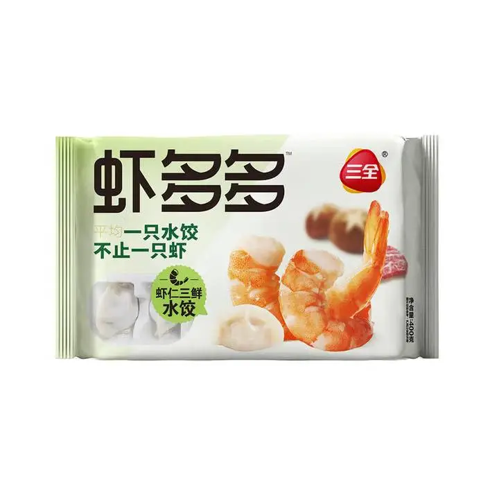 三全虾多多虾仁三鲜水饺400g 1/袋