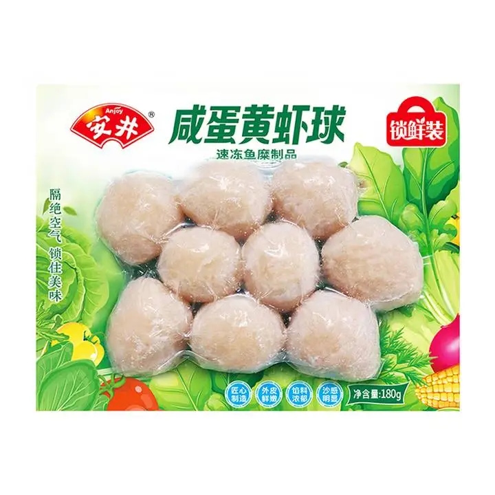 安井锁鲜咸蛋黄虾球180g 1/袋
