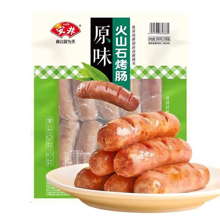 安井火山石烤肠（原味）500g 1/袋