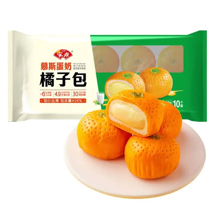 安井慕斯蛋奶橘子包350g 1/包
