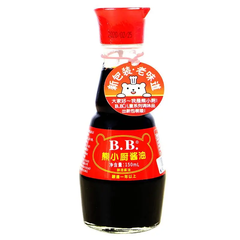 BB熊小厨酱油下饭酿造酱油 150ml/瓶