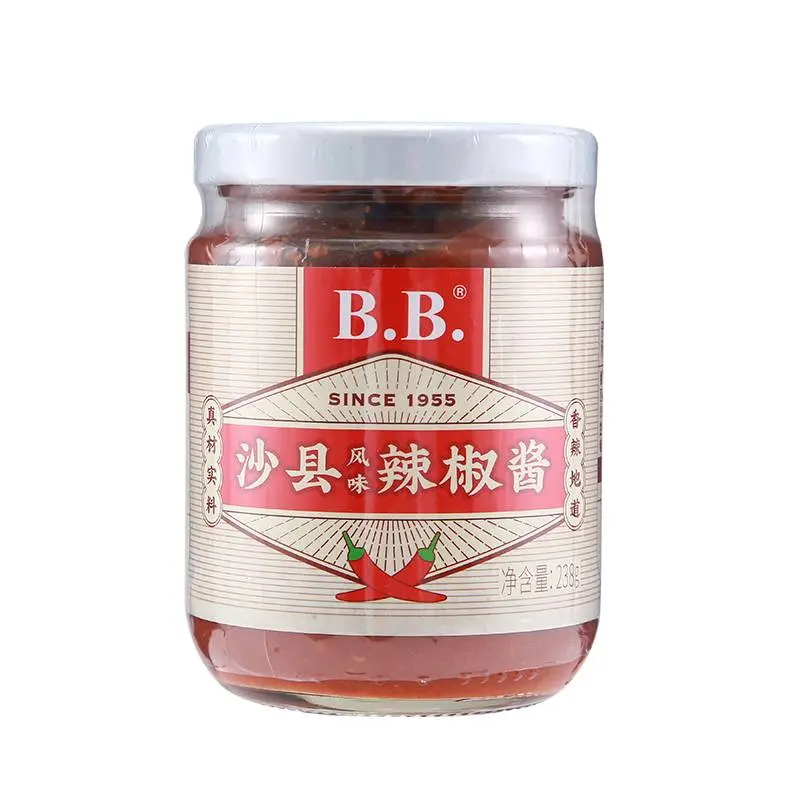 BB沙县风味辣椒酱238g 1/瓶