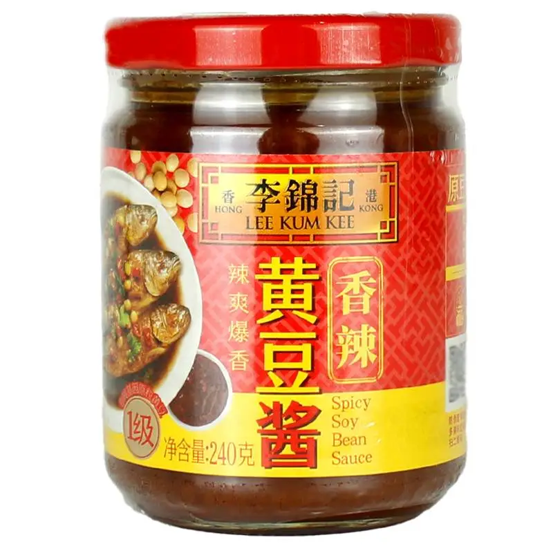 李锦记辣黄豆酱 240g/瓶