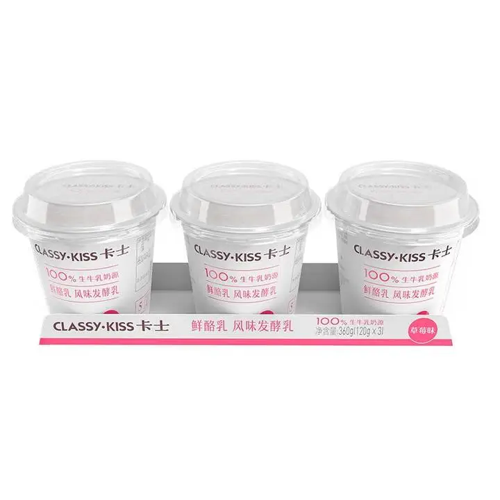 卡士草莓味鲜酪乳120gg*3杯 1/组