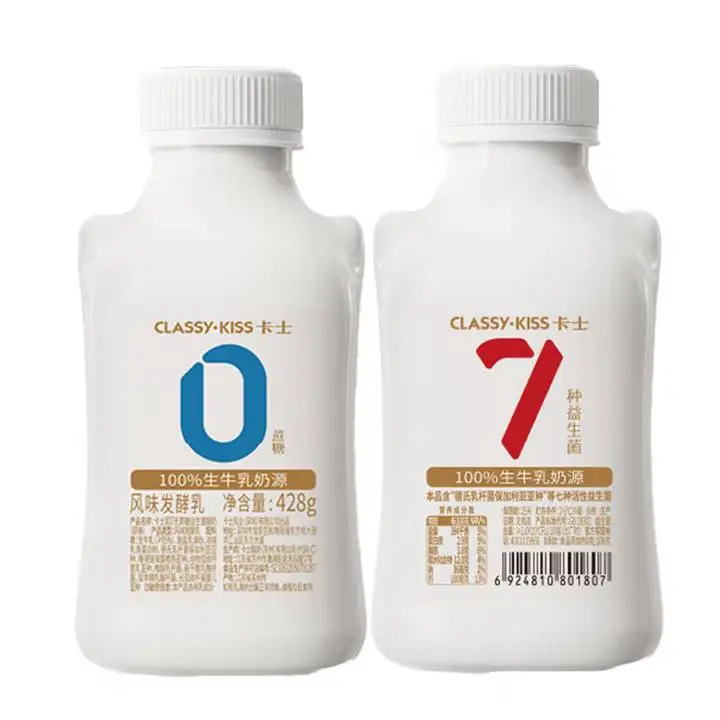 卡士007无蔗糖益生菌酸奶原味428g 1/瓶