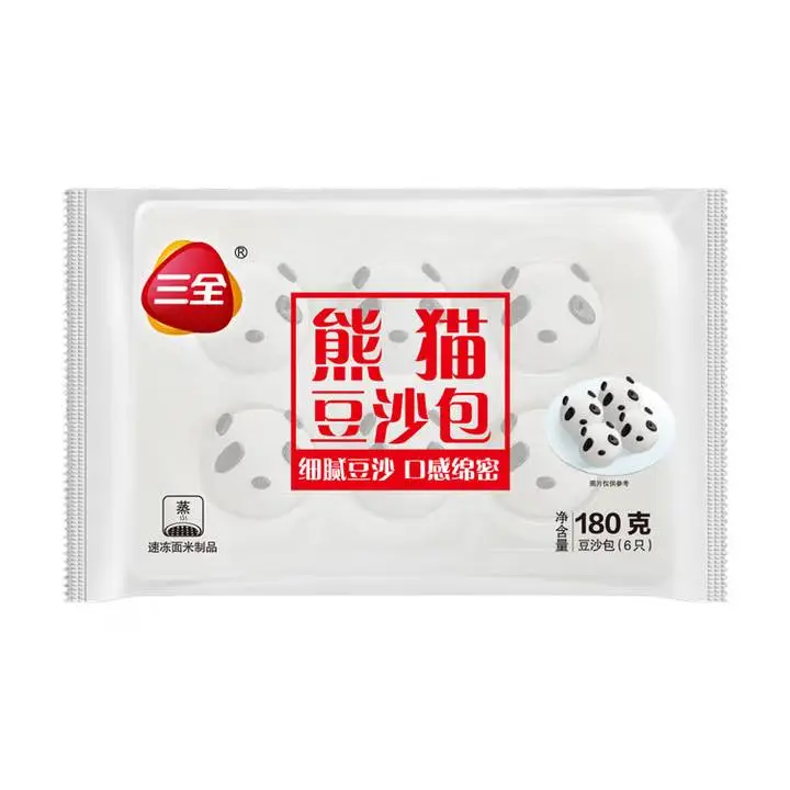 三全卡通包熊猫豆沙包180g 1/包