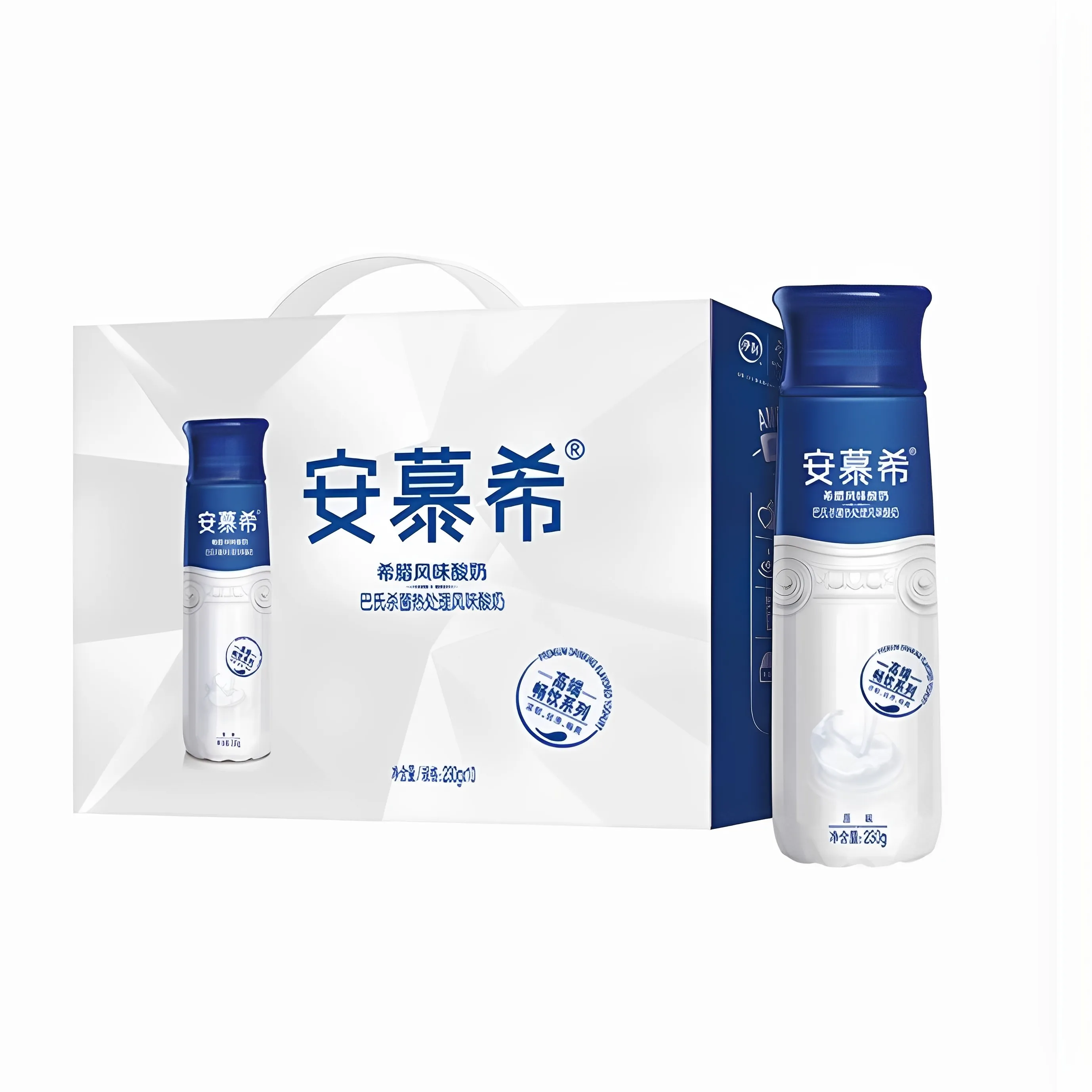 伊利安慕希高端畅饮酸奶原味230g*10瓶 1/箱