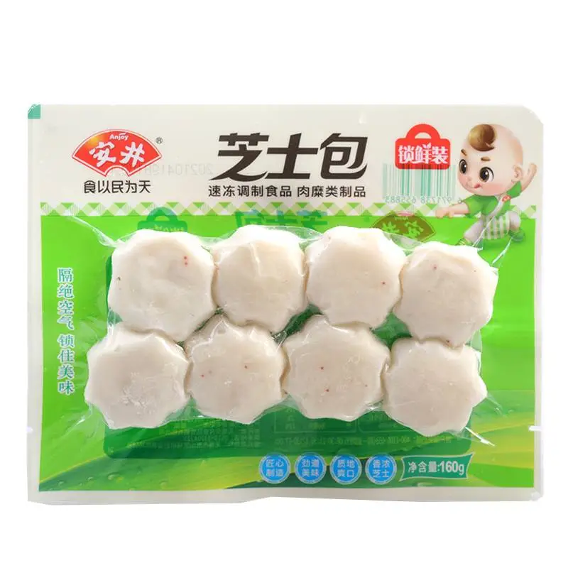 安井锁鲜装芝士包160g 1/包