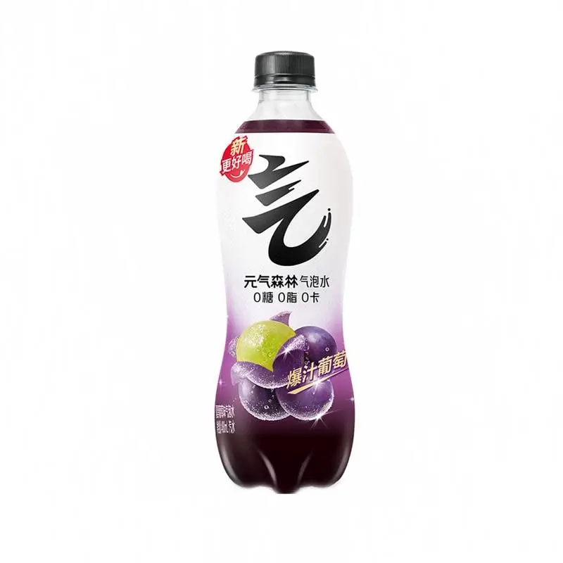 元気森林苏打气泡水爆汁葡萄480ML 1/瓶