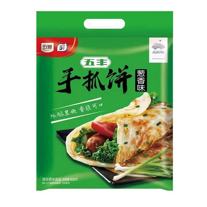 五丰葱香手抓饼900g 1/包