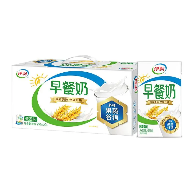 伊利早餐奶麦香味