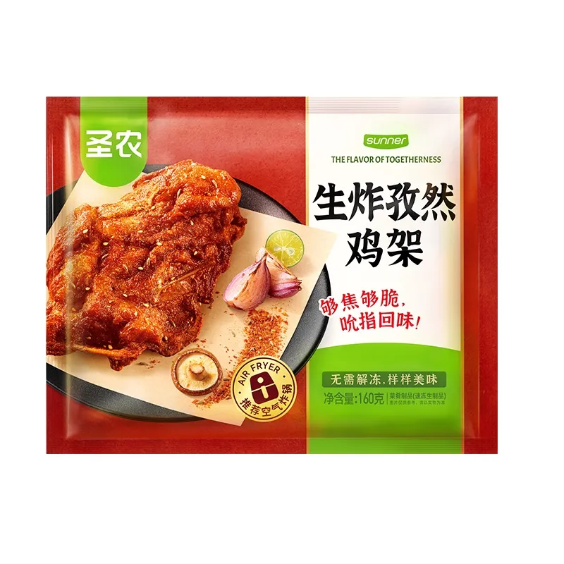 圣农生炸孜然鸡架160g 1/包