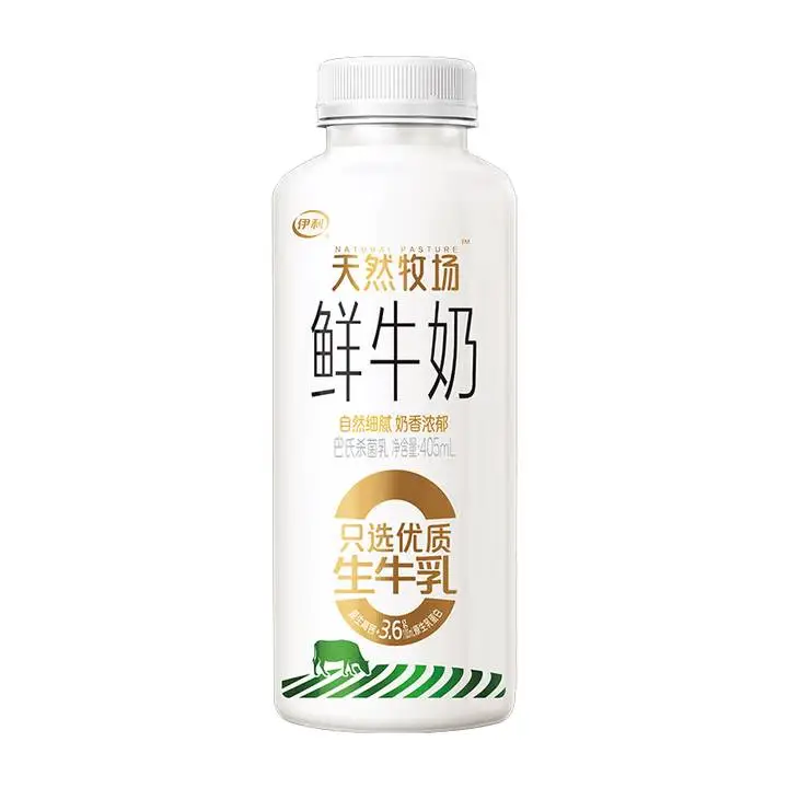 伊利天然牧场鲜牛奶405ml 1/瓶